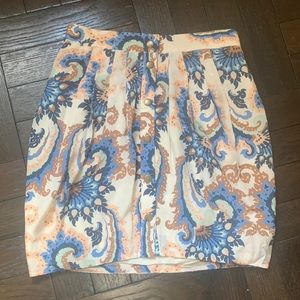 Tibi Multi Color Mini Skirt Size 4